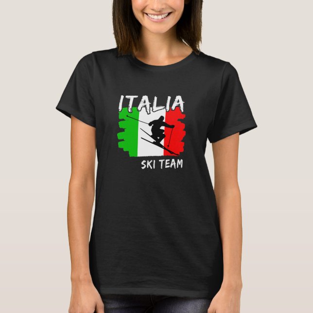 Italia Ski T - Shirt (Vorderseite)