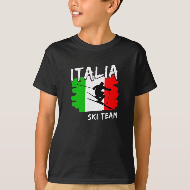 Italia Ski T - Shirt (Vorderseite)