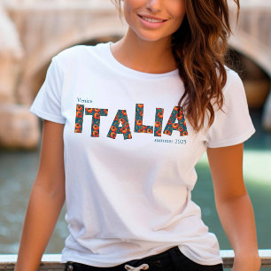 Italia Tomato Summer Girls Trip Italien T-Shirt