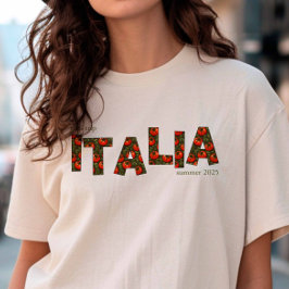 Italia Tomato Summer Girls Trip T-Shirt