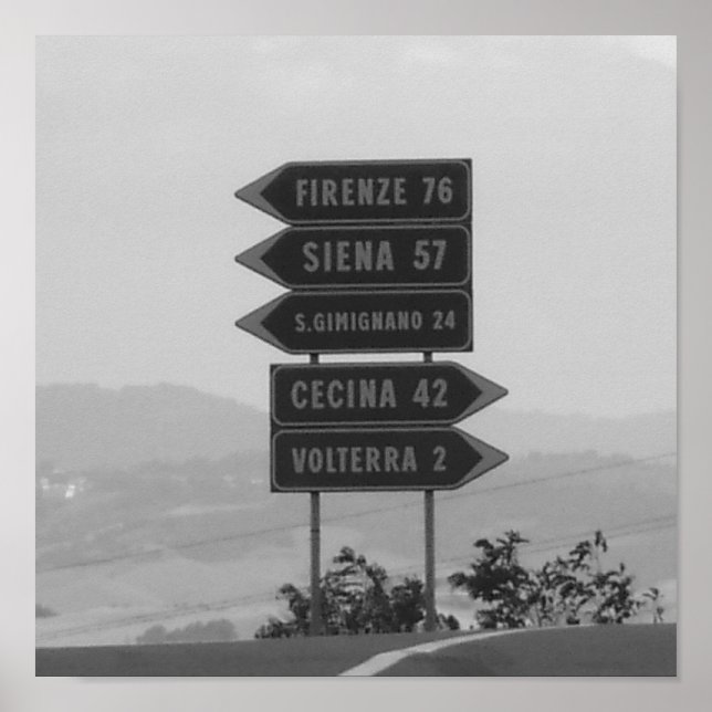 Italia - Toskana Poster (Vorne)