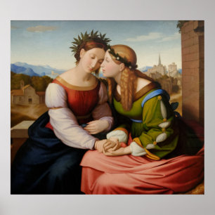 Italia und Germania Poster