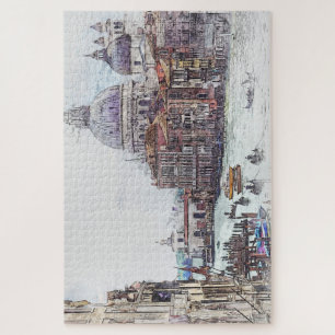 Italia, Venedig, Gondeln Puzzle