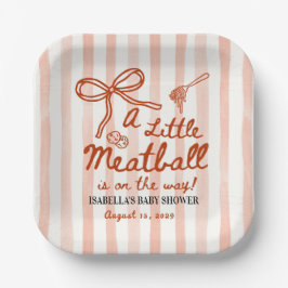 Italian Baby Shower Theme Pappteller