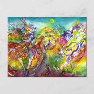 ITALIAN CARNIVAL / Masquerade Dance and Music Einladungspostkarte