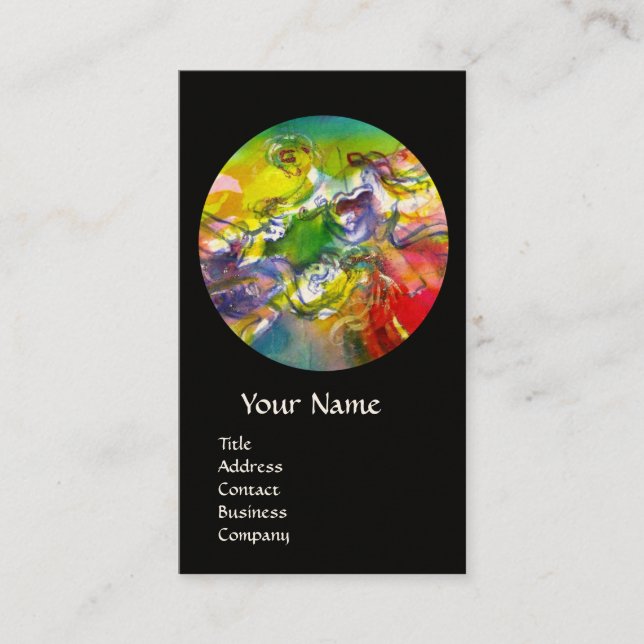 ITALIAN CARNIVAL / Tanz, Musik, Theater, Künstler Visitenkarte (Vorderseite)