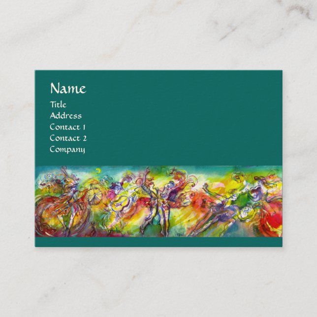 ITALIAN CARNIVAL / Tanz, Musik, Theater, Künstler Visitenkarte (Vorderseite)