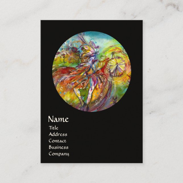 ITALIAN CARNIVAL / Tanz, Musik, Theater, Künstler Visitenkarte (Vorderseite)