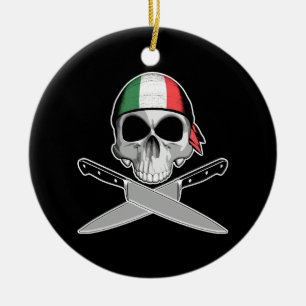 Italian Chef Keramik Ornament