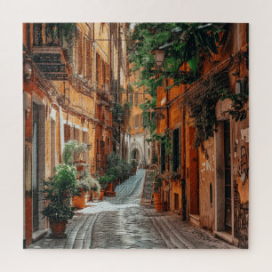 Italian Corner Street & Piazza - Charmantes Dorf Puzzle