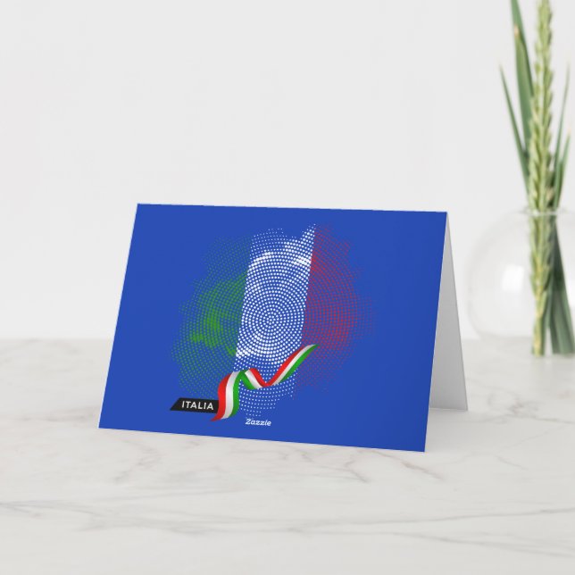 Italian flag dankeskarte (Rückseite)