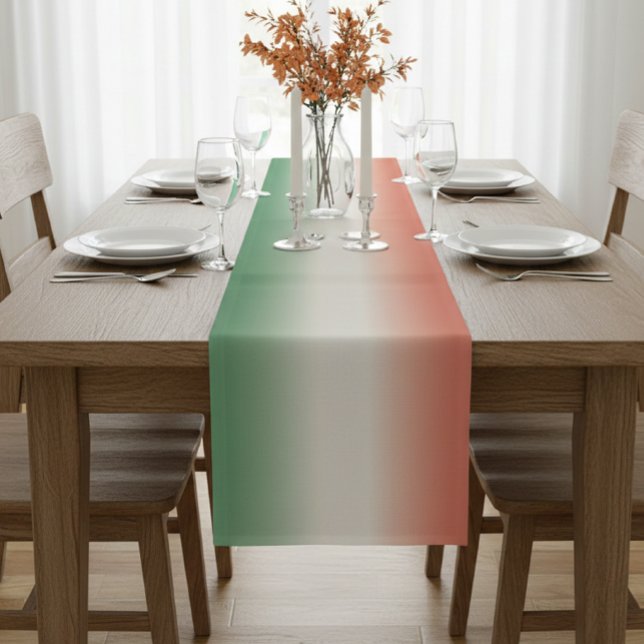 Italian Flag Gradient Table Runner - Kitschen  Mittelgroßer Tischläufer (Von Creator hochgeladen)