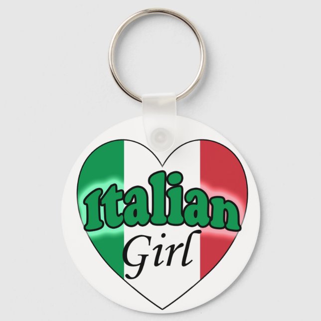 Italian Girl Schlüsselanhänger (Vorderseite)