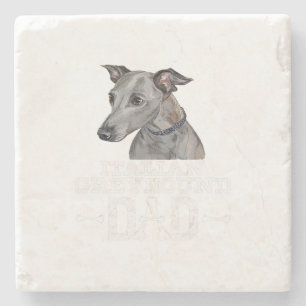 Italian Greyhound Dad Dog Lover Fars Day Gift Steinuntersetzer