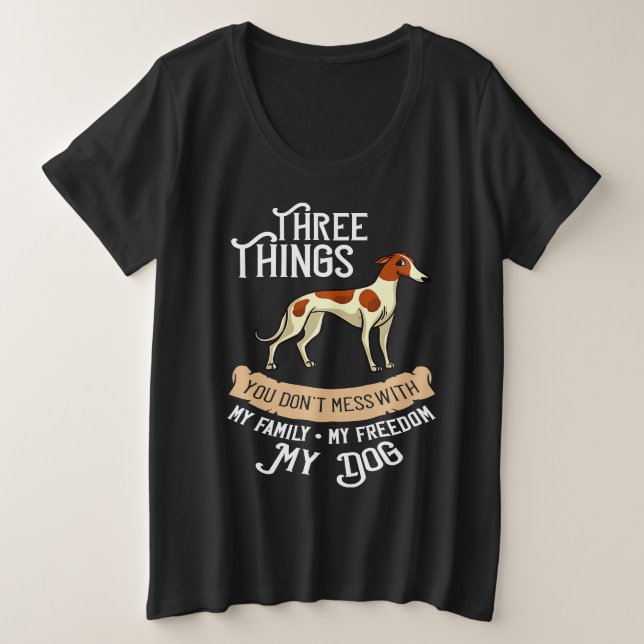 Italian Greyhound Dog  Puppies Owner Große Größe T-Shirt (Design vorne)