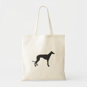 Italian Greyhound silhouette in black Tragetasche