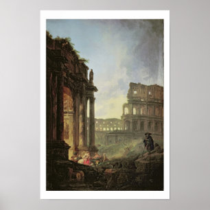 Italian landscape poster