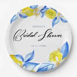 Italian Lemon Floral Bridal Shower invite Pappteller