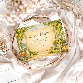 Italian Lemon Garden Diapper Raffle Begleitkarte