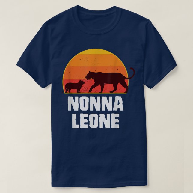 Italian Lion Grandma  Mother's Day  Nonna Leone  T-Shirt (Design vorne)