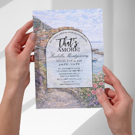 Italian Manarola That’s Amore Bridal Shower Einladung