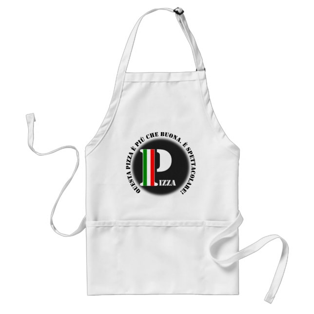 ITALIAN PIZZA CHEFS APRON SCHÜRZE (Vorne)