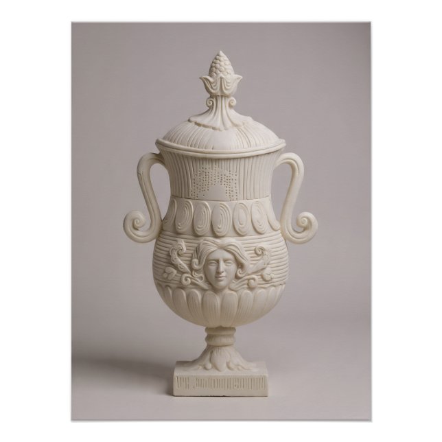 Italian Playing Cards - Ace of Cups, In Marble Poster (Vorderseite)