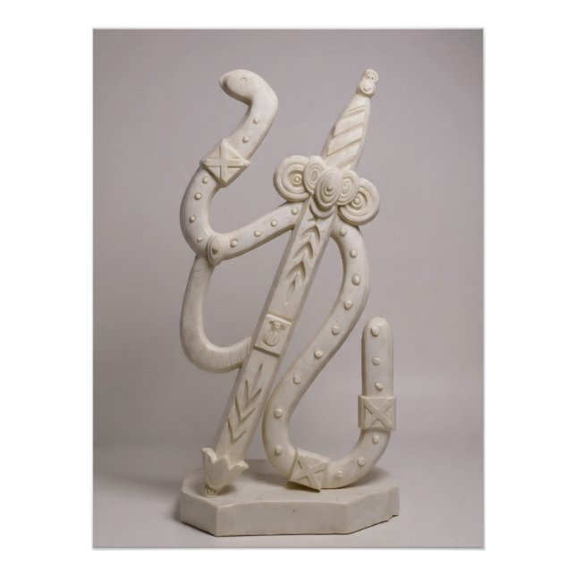 Italian Playing Cards - Ace of Spades Poster (Vorderseite)