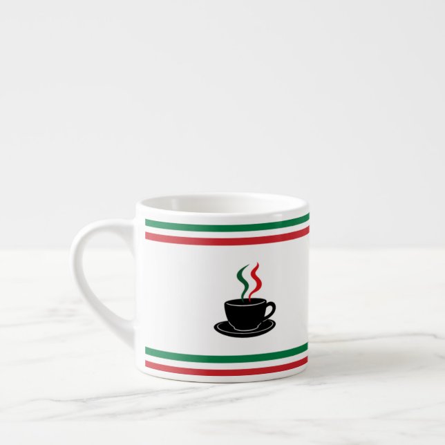 Italian stripes espresso  espressotasse (Links)