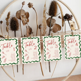 Italian That's Amore Pizza Bridal Table Number Einladung