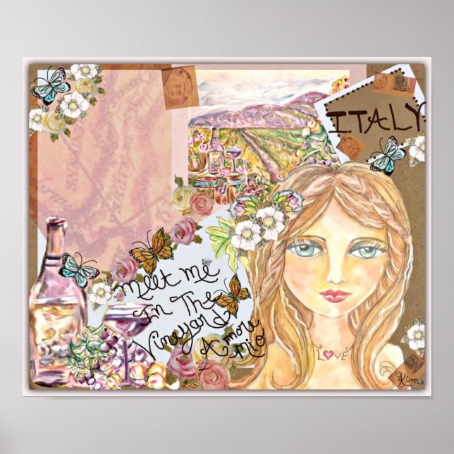 ~Italian Vineyard Fantasy ~ Poster (Vorne)