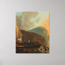 Italianate River Landscape, Adam Pijnacker, c. 165