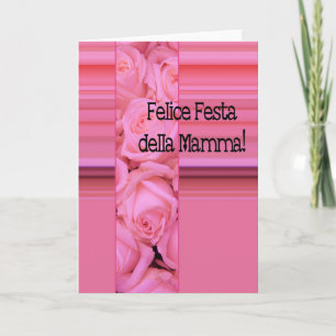 Italianischer Muttertag glücklich! Karte