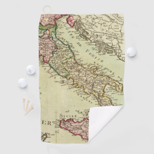 Italien 13 2 golfhandtuch