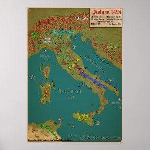 Italien 1494 poster