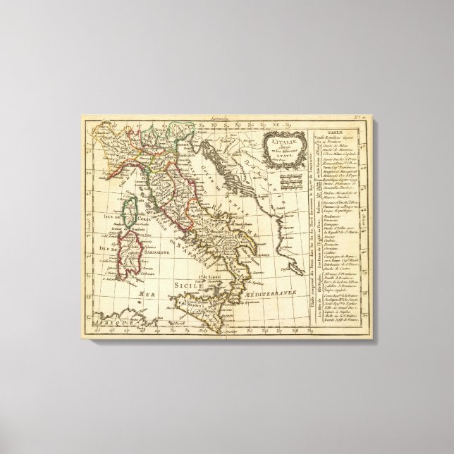 Italien 14 leinwanddruck (Vorderseite)