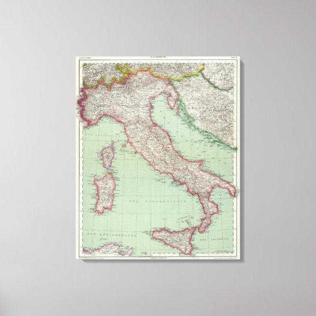 Italien 14 leinwanddruck (Vorderseite)