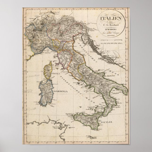 Italien 14 poster (Vorne)