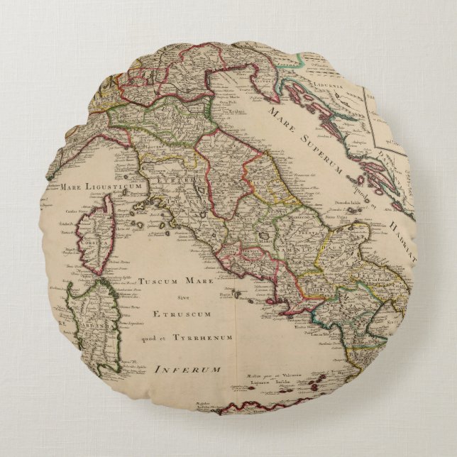 Italien 16 rundes kissen (Vorderseite)