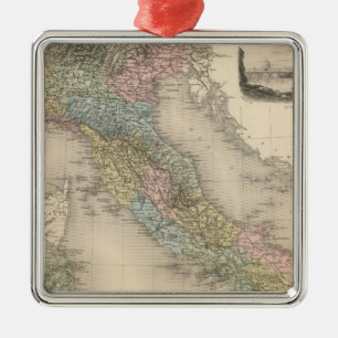 Italien 17 silbernes ornament