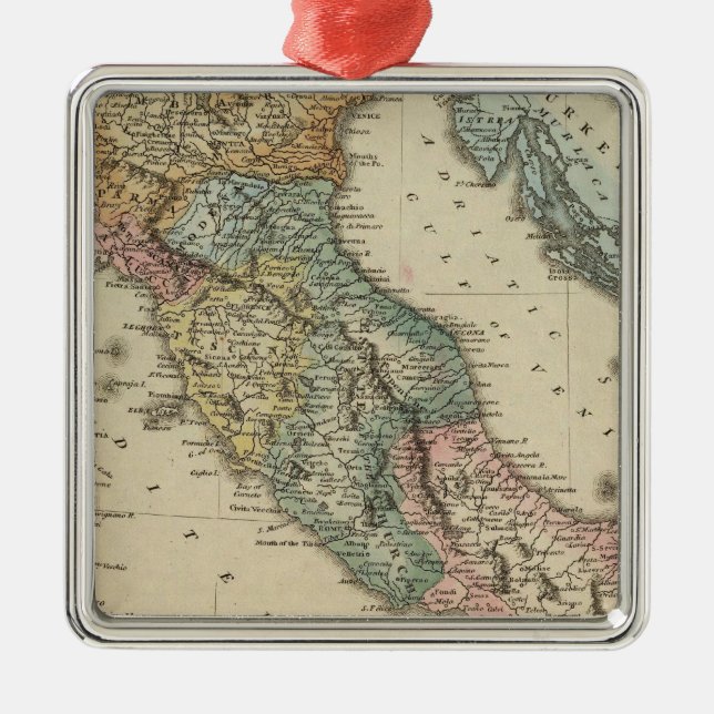 Italien 19 silbernes ornament (Vorne)