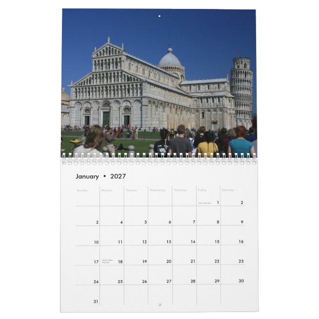 Italien 2013 kalender (Jan 2027)