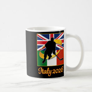 Italien 2026 Eishockey Vereinigtes Königreich Ital Kaffeetasse