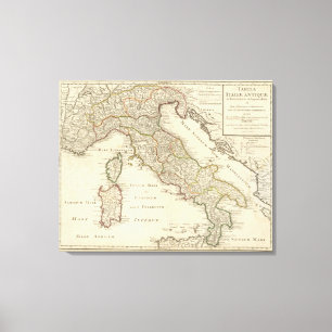 Italien 20 leinwanddruck