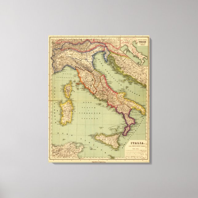 Italien 22 leinwanddruck (Vorderseite)
