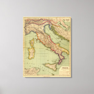 Italien 22 leinwanddruck