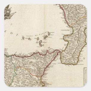 Italien 25 quadratischer aufkleber