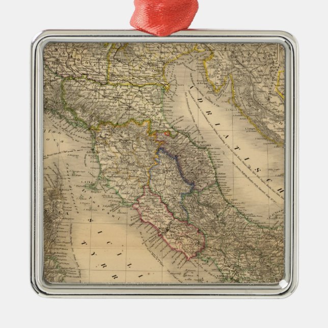 Italien 2 silbernes ornament (Vorne)