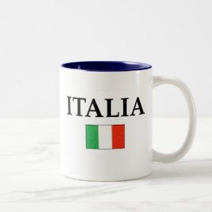 Italien (2) zweifarbige tasse