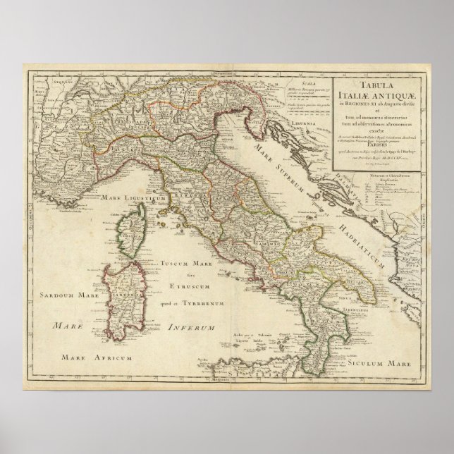 Italien 4 poster (Vorne)